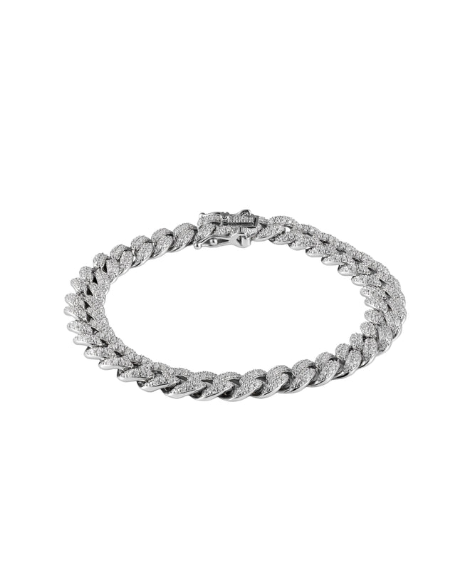 Full Pave Iced Cuban Bracelet