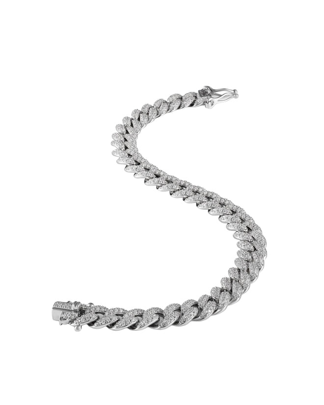 Full Pave Iced Cuban Bracelet