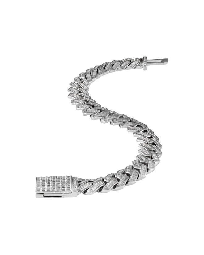 Baguette Cuban Bracelet 8MM
