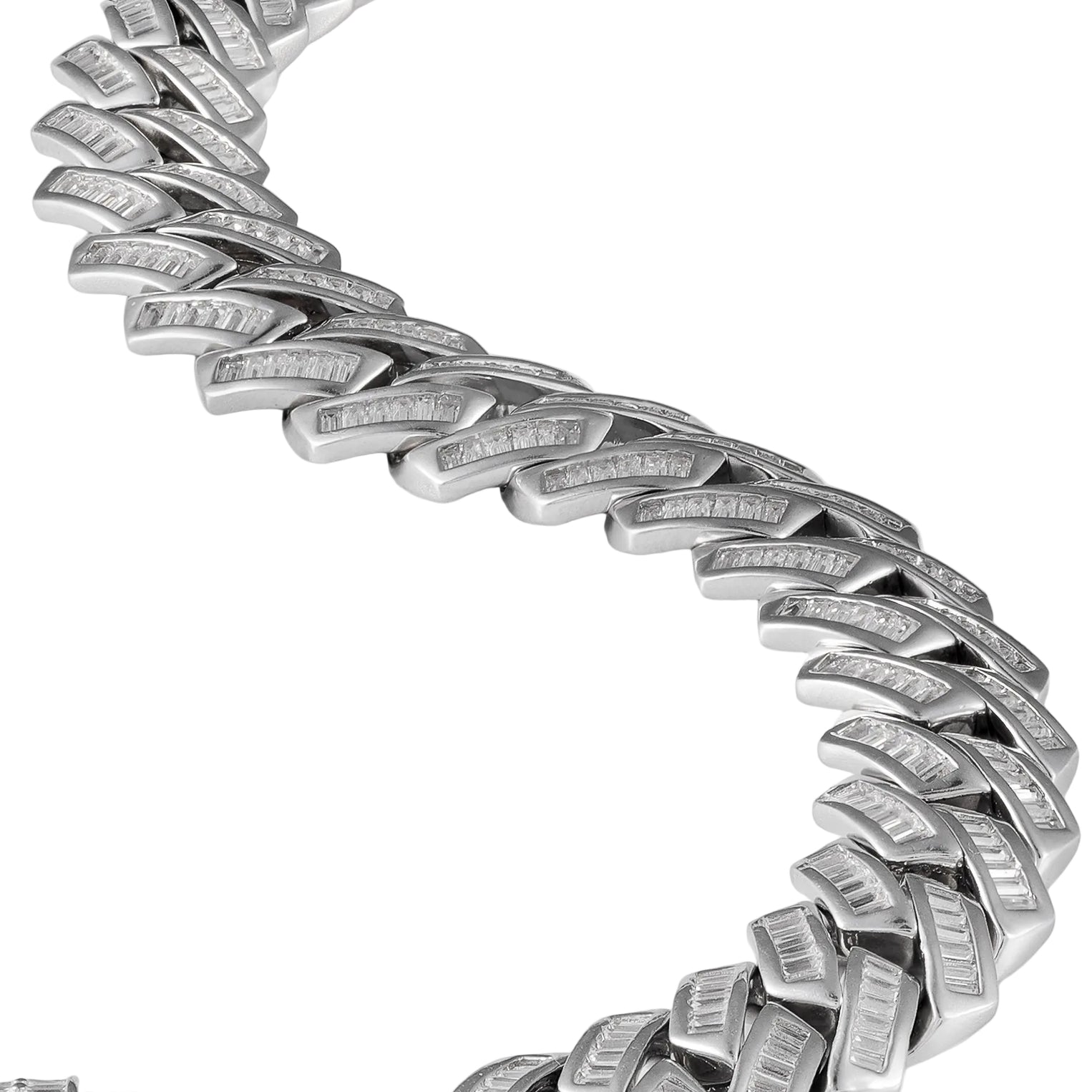Baguette Cuban Bracelet 8MM