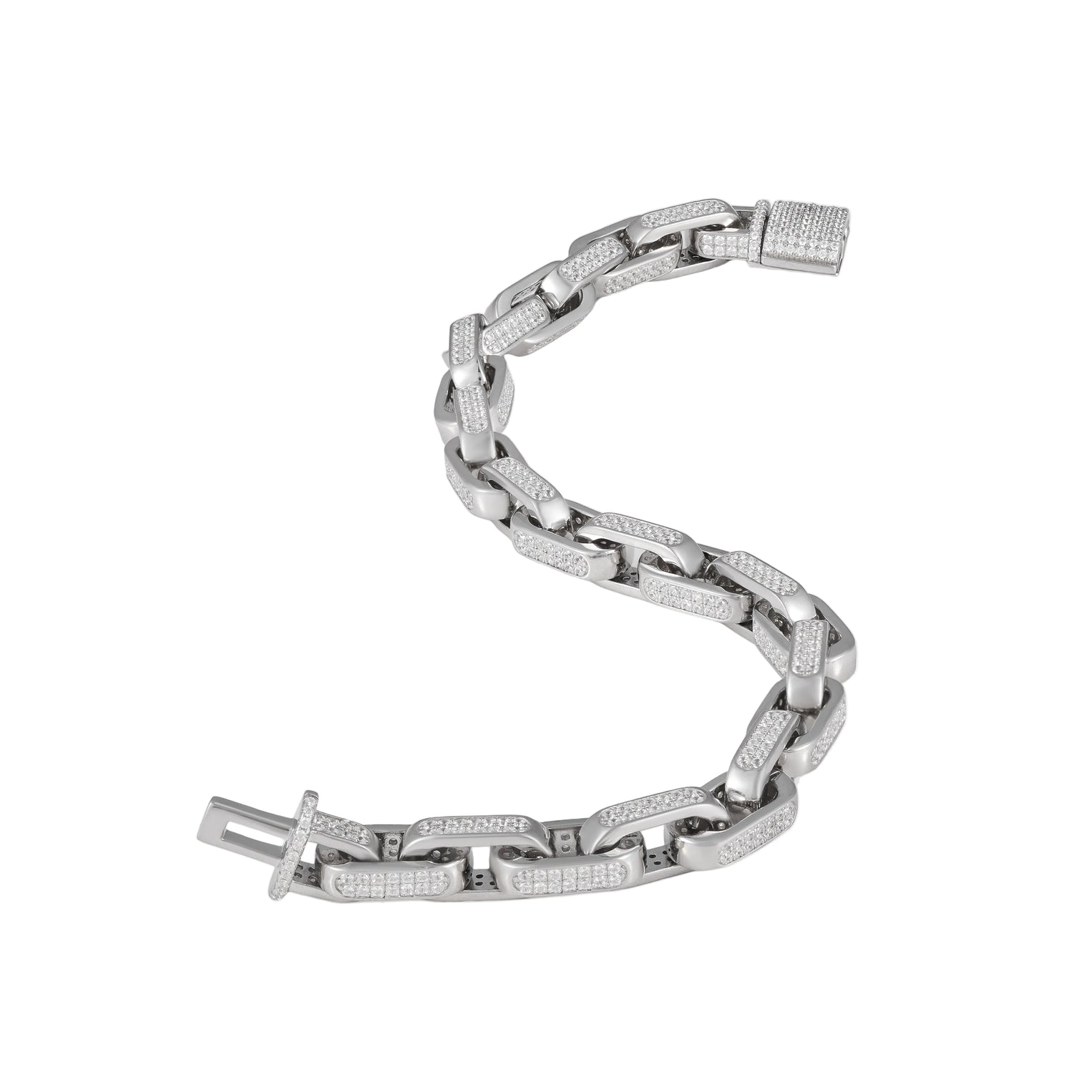 Iced Box Link Bracelet