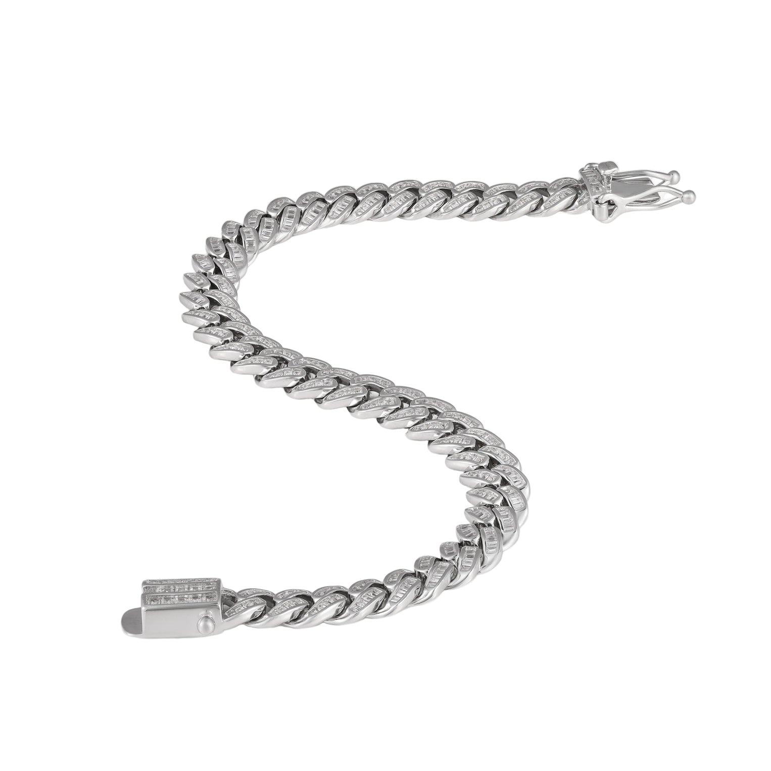 Baguette Cuban Bracelet 5MM