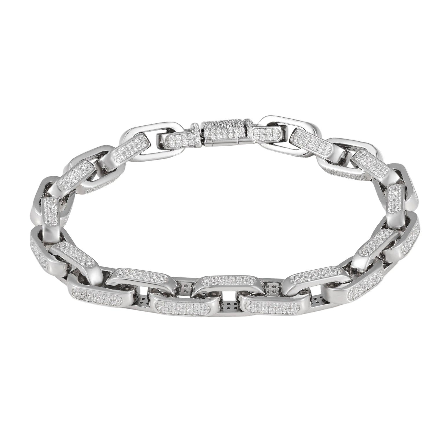 Iced Box Link Bracelet