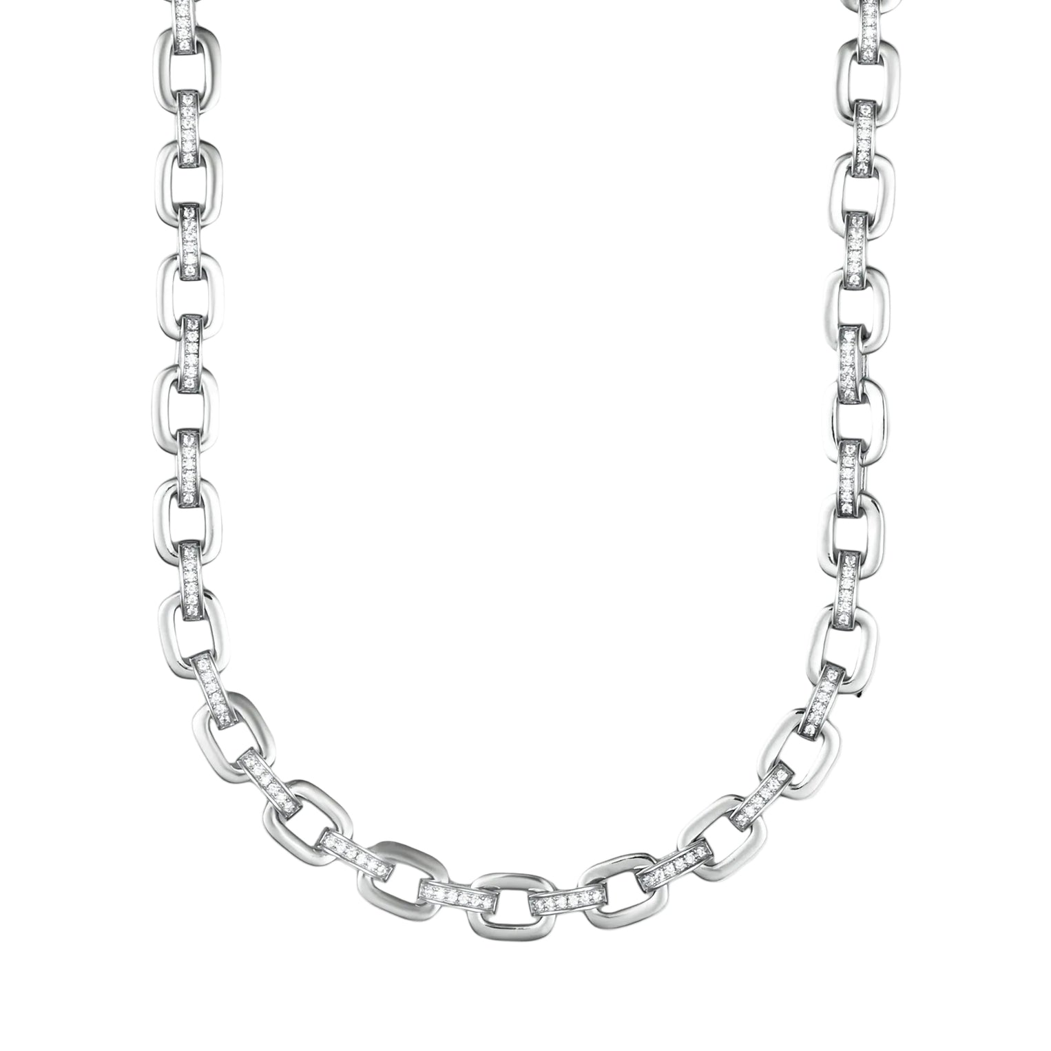 Half Iced Cable Link Chain