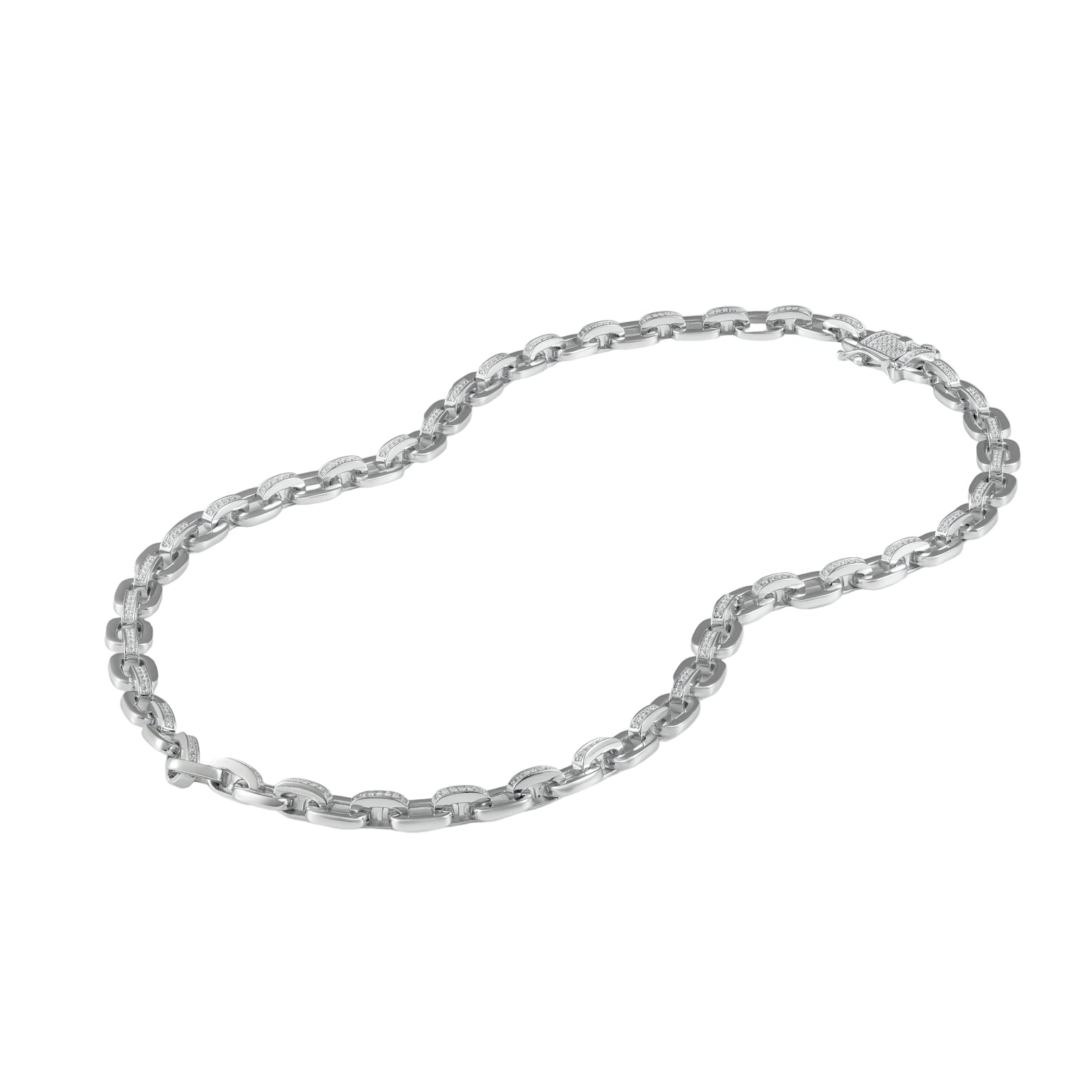Half Iced Cable Link Chain