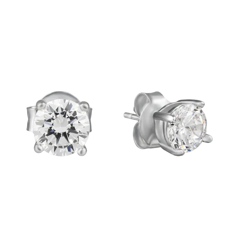 Round Solitaire Studs