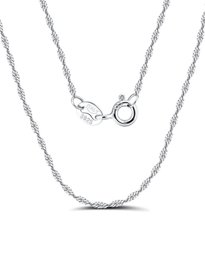 Twisted Curb Rope Chain