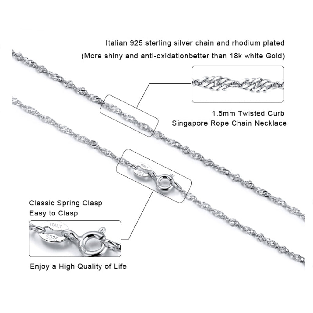 Twisted Curb Rope Chain
