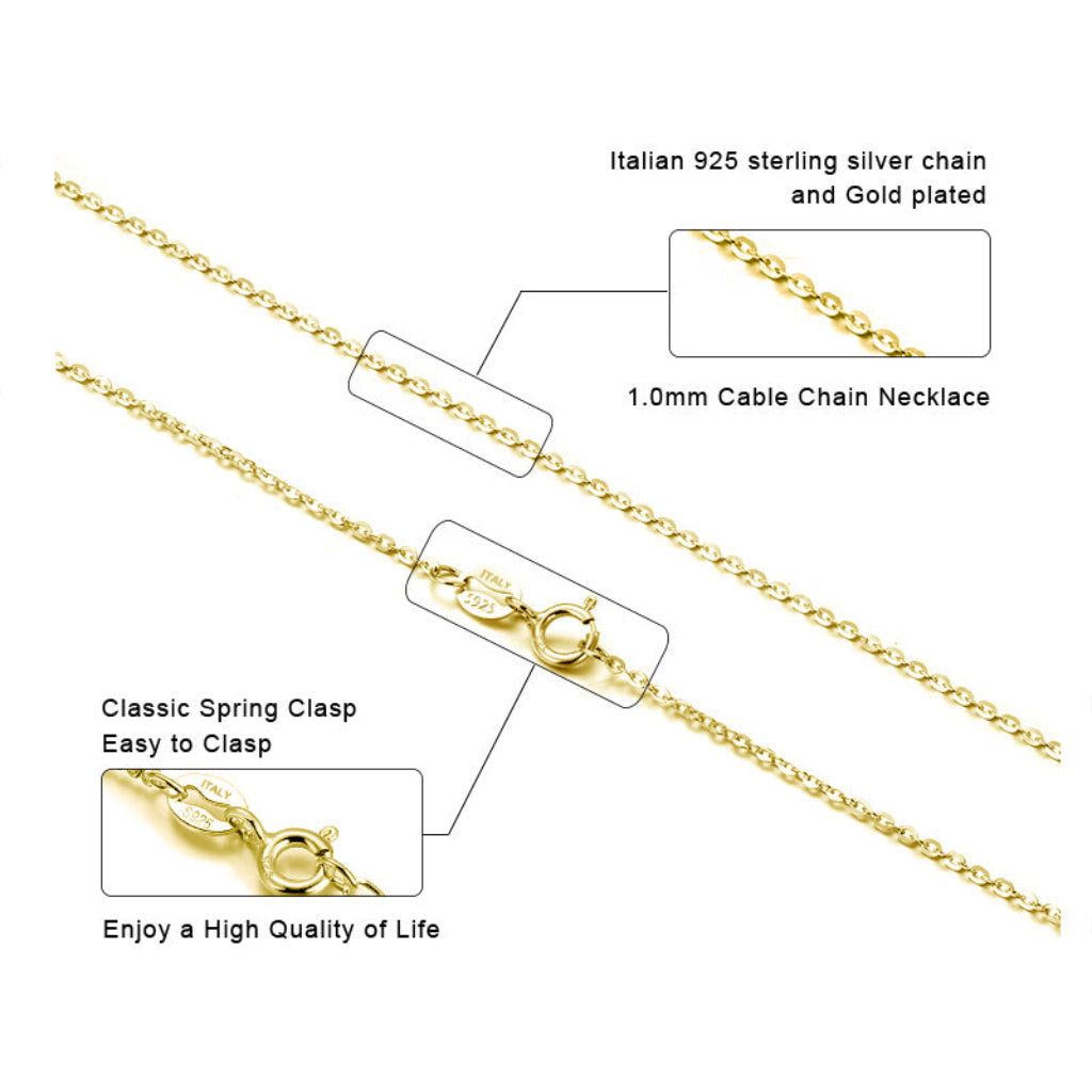 Cable Link Chain (Gold)