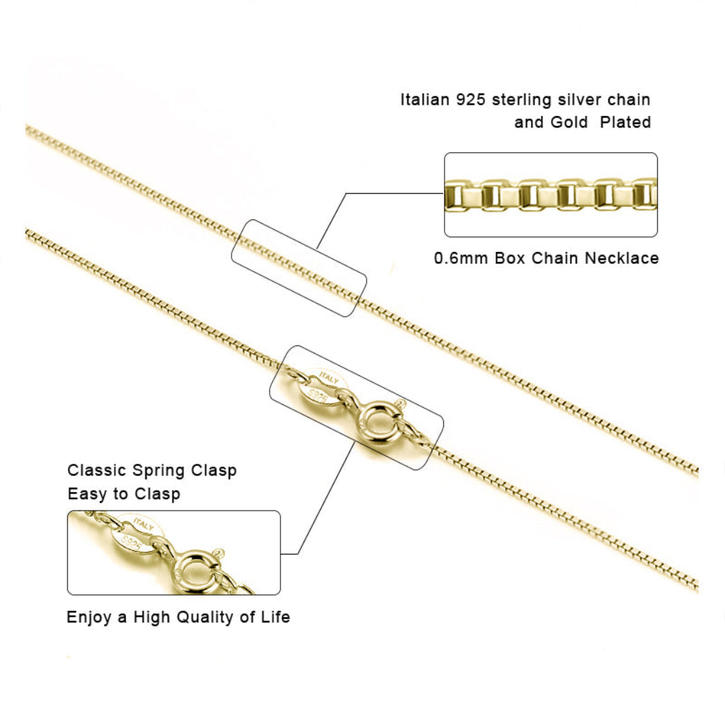 Box Chain (Gold) 0.6 MM