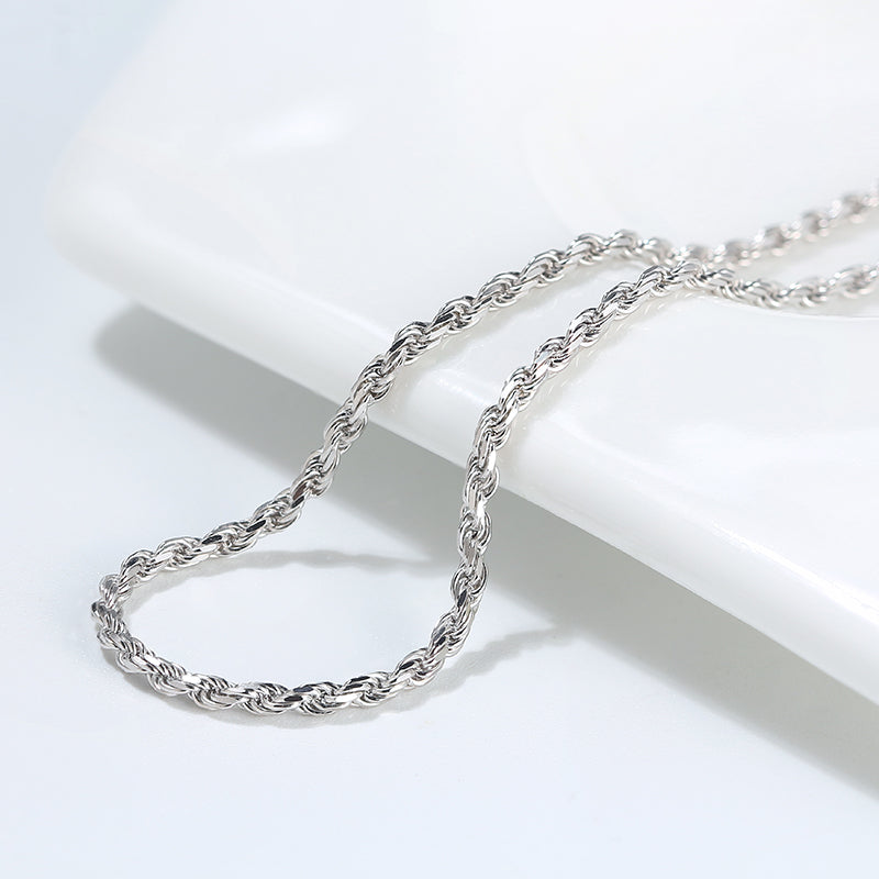 Diamond-Cut Rope Chain 3.3MM