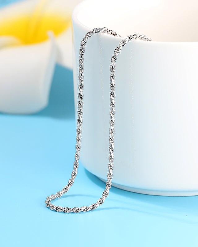 Diamond-Cut Rope Chain 1.5MM
