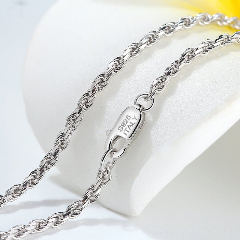 Diamond-Cut Rope Chain 3.3MM