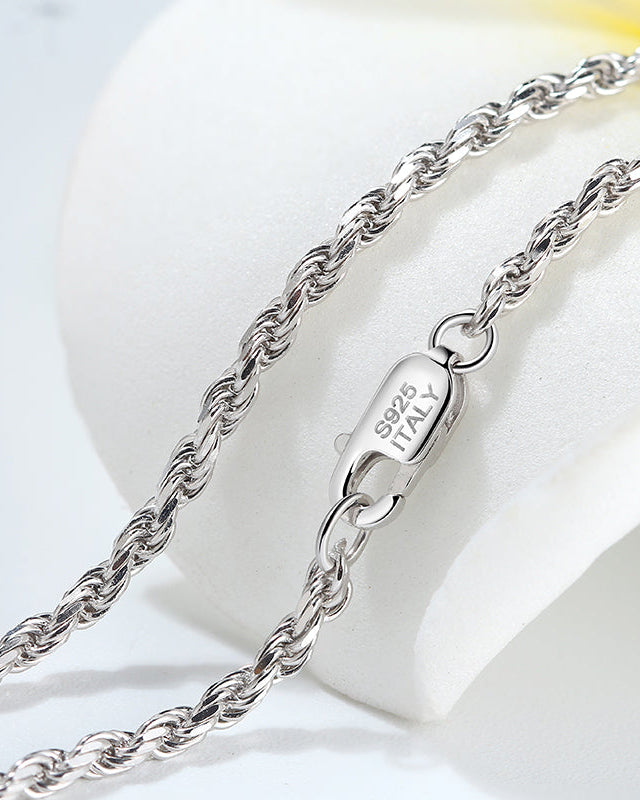 Diamond-Cut Rope Chain 1.5MM