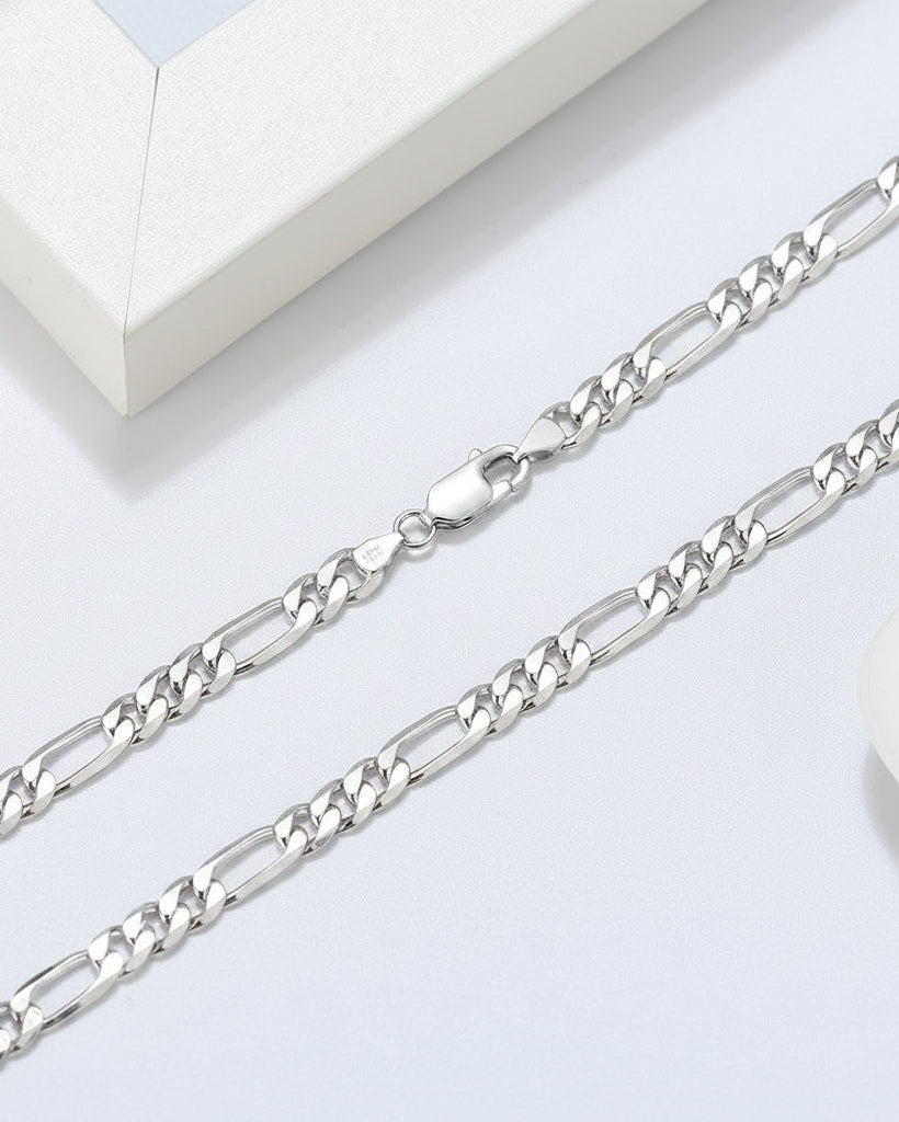 Diamond-Cut Figaro Chain 5MM