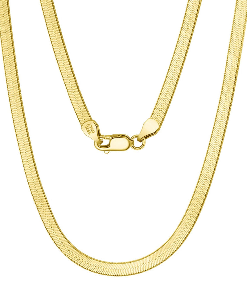 The Herringbone Chain (Gold)