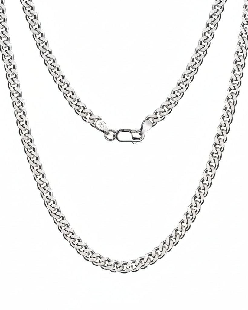 Diamond-Cut Cuban Link Curb Chain 3.6MM