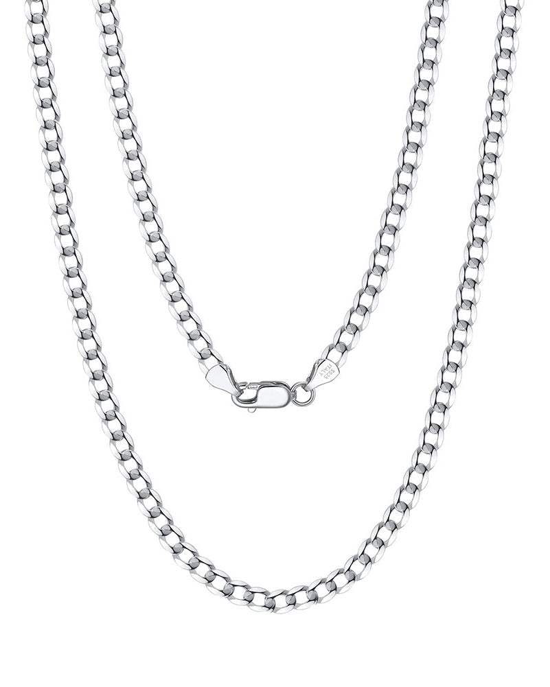 Diamond-Cut Cuban Link Curb Chain 3MM