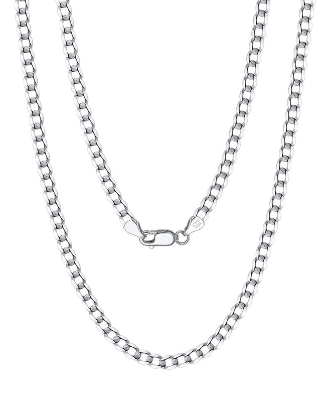 Diamond-Cut Cuban Link Curb Chain 3MM